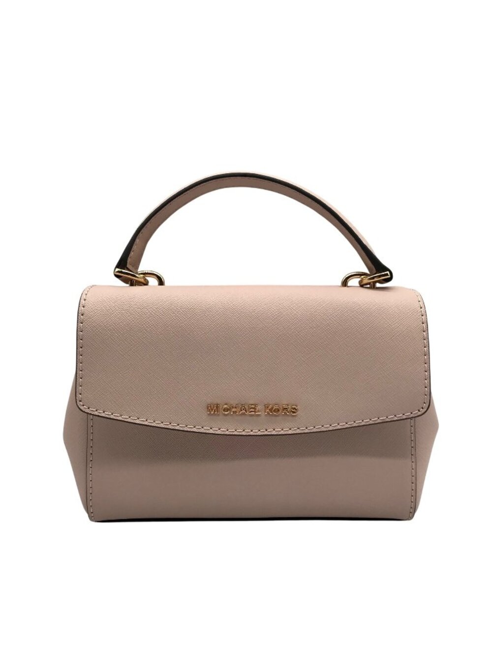 Michael Kors Soft Pink Saffiano Leather Ava Convertible Satchel
